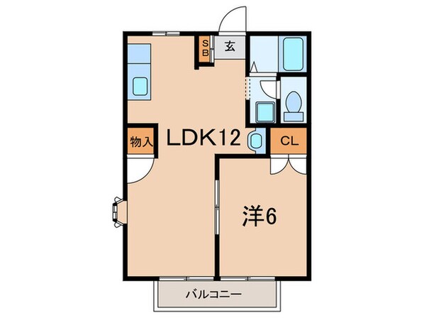 エ－ベⅡの物件間取画像